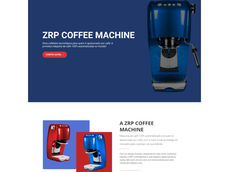 ZRP Coffee
                Machine